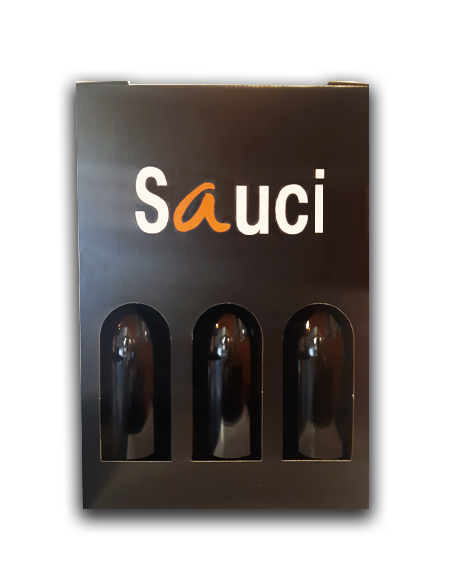 caja regalo botellas sauci